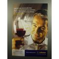 2008 Lufthansa Airlines Ad - A gourmet menu created by StarChefs.