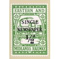 Eastern & Midlands Railway Single Newspaper Sta...