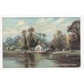 The Old Lockhouse Wallingford Postcard 1907 Oxf...