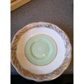 Sheridan Saucer Green And Gold