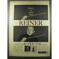 1955 RCA Victor Fritz Reiner Records Advertisement
