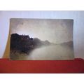 'BY THE RIVER' by Prof. Van Hier unused antique...
