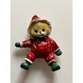 FRIDGE MAGNET - BABY BEAR IN CHRISTMAS OUTFIT
