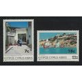 Cyprus Sailing Scenery surch 2v 1986 MNH SG#684...
