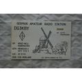 1989 QSL Card German Amateur Radio Station - DG...