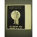 1961 Big Brother Week Ad - No man ever stands s...