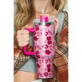 Rose Red Valentines Hearts and Kisses Print The...