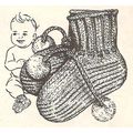 Knit Baby Pattern Perky Baby Booties