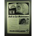 1950 Allis-Chalmers Large Motors Ad - Cut Maint...