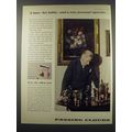 1957 Passing Clouds Cigarettes Ad - A man - his hobby - and a very personal