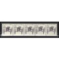2124 4.9c Buckboard Very Fine MNH Dry Gum PNC 3...