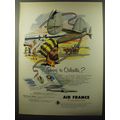 1953 Air France Ad - Going to Calcutta?