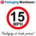 TR027 15 MPH SIGN CONSTRUCTION BUILDINGS SITES ...