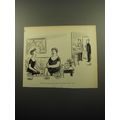 1960 Cartoon by Syd Hoff - He's good to me, buy...