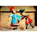Russian Toy Folklore Dolls Dancing Vintage 1960...