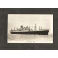 Post Card SS Argentina Star Blue Star Line