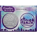 Creative Dies. Festive Scene Die. Die Cutting C...