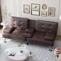 Shahoo Convertible Folding Futon Sofa Bed Sleep...