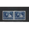 SouthAfrica.1948 Silver Wedding Pair.Mounted Mi...