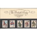 GB stamps 1983 Presentation Pack - SG 1218-1222 - British Army Uniforms