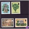 GUERNSEY 1975 VICTOR HUGO SG 126/129 SET 4 VALS...