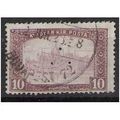 Mi 207: 10 Kr. lilac-brown/pale lilac Defin.: P...