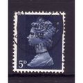 GREAT BRITAIN 1968 SG 735 5d ROYAL BLUE TWO BAN...