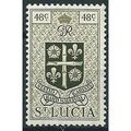 St Lucia 1949 SG156 48c Olive-Green Mounted Min...