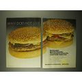 1973 McDonald's Quarter-Pounder Hamburger Ad!
