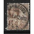 BARBADOS 1912 SG 170 1/4d BROWN FINE USED