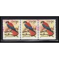 Used 3044 1c American Kestrel Very FineStrip of...