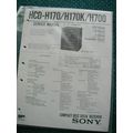 Sony service manual HCD-H170 / H170K / H700