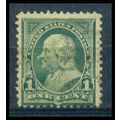 Used 279 1c Benjamin Franklin Average WA0032