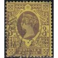 GB, 1887 3d Victoria deep purple/yellow, Scott ...