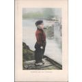 Netherlands Postcard - Rookende Jan Van Volendam