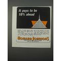 1966 Howard Johnson Motor Lodges Ad - It Pays Be Ahead