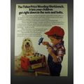 1981 Fisher-Price Woodtop Workbench Ad - Nuts and Bolts