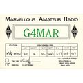 QSL Card G4MAR Marvellous Amateur Radio Rowe Wi...