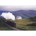 The West Highlander Locomotive Train Postcard (...
