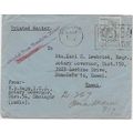 India Printed Matter Rate 1954 Sholapur to Hawa...
