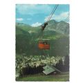 cable car, DAVOS, SWITZERLAND used vintage post...