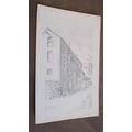 Pencil Sketch Postcard - Bridport Youth Hostel ...