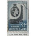 British Solomon Islands QEII 1956 2½d Black & B...