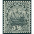 Bermuda 1925 1s black on green SG51 unused