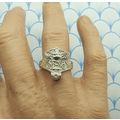 Mens Big and Chunky 925 Solid Sterling Silver V...