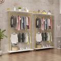Modern Simple Industrial Pipe Double Hanging Ro...