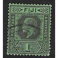 FIJI 1922-9 GV WMK MULTI SCRIPT CA 1/- USED SG238