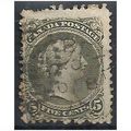 Canada 1875 SG63 5c Olive-Green Good Used ..