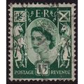 Great Britain 1958 Scotland 1/- 3d Green Used S...