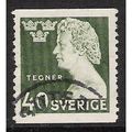 Fa 371: 40 ö olive-green Esaias Tegnér.